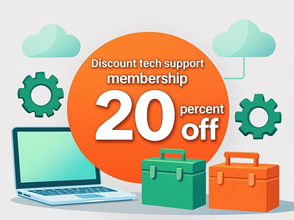 20% membership discount on tech services