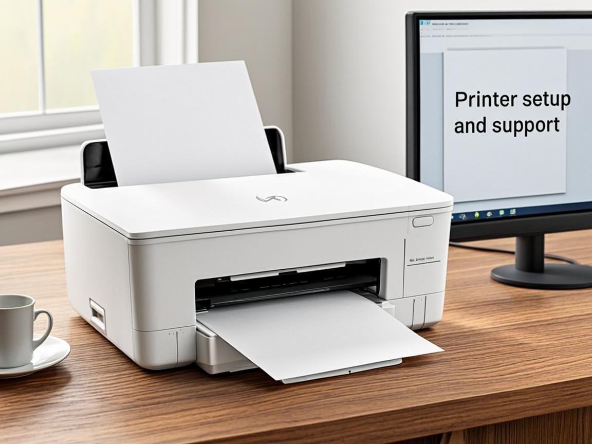 Printer setup and troubleshooting support